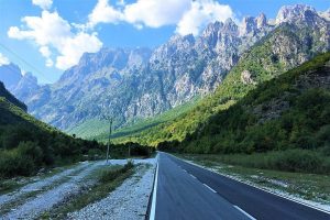 Scenic views of the Albanian countryside