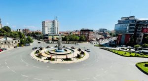 Sheshi Demokracia in Shkoder, Albania