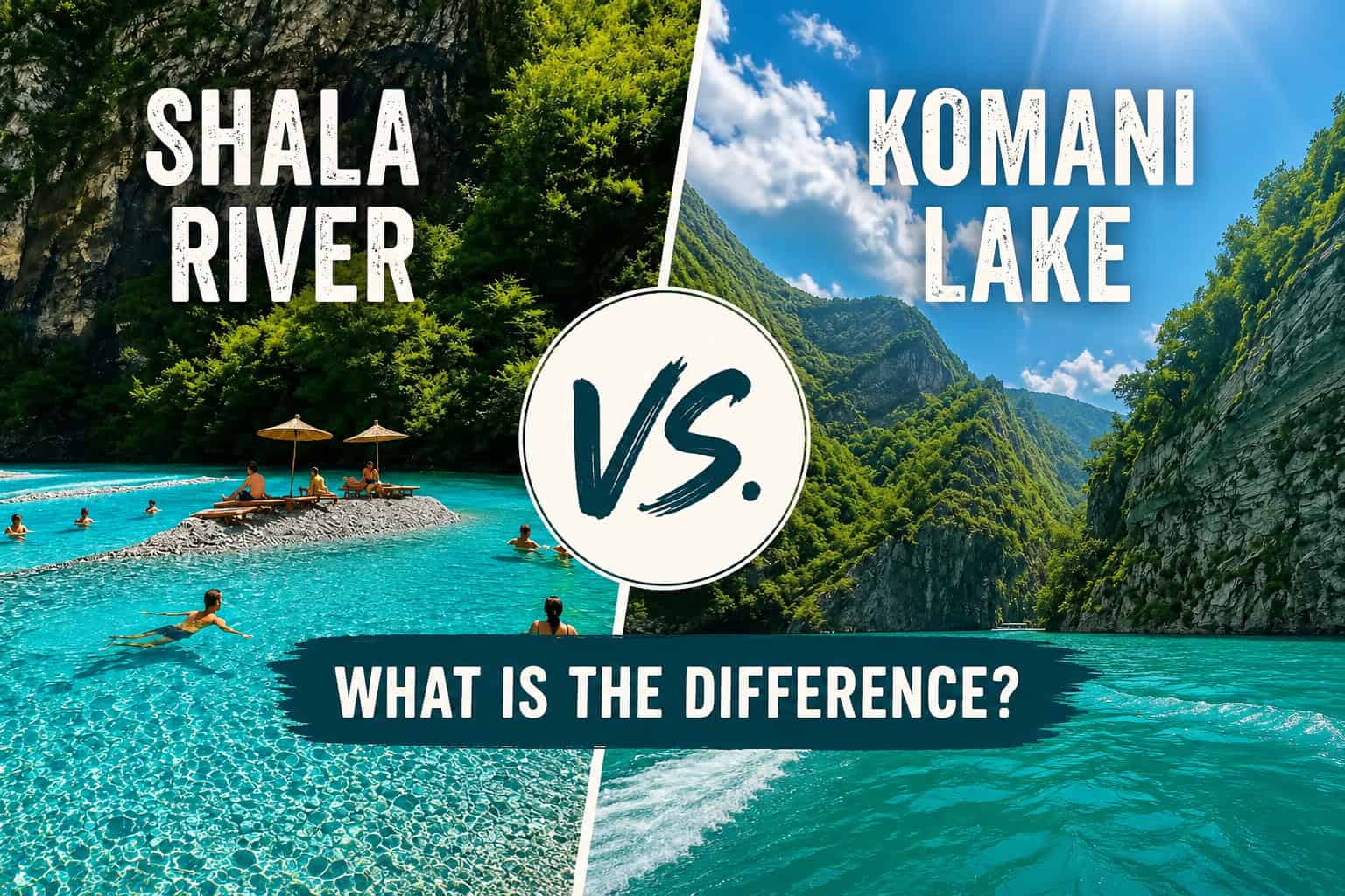 Shala River vs Komani Lake: What’s the Difference